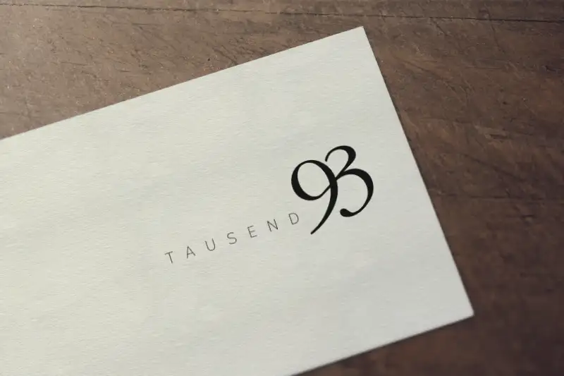 Logo und Branding für das Restaurant Tausend93